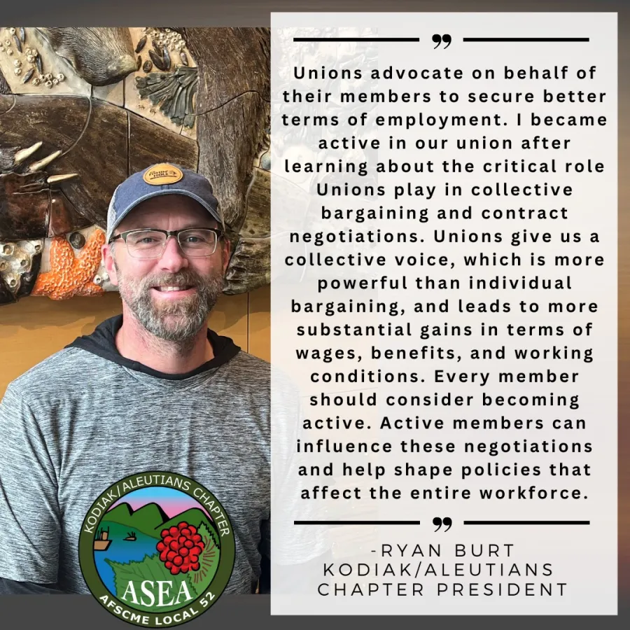 Quote from Ryan Burt about unions